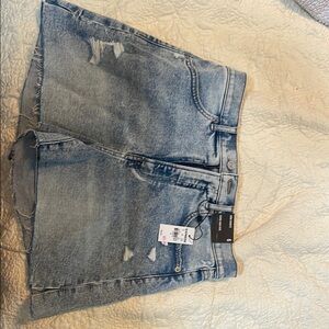 Light Blue Denim Skirt